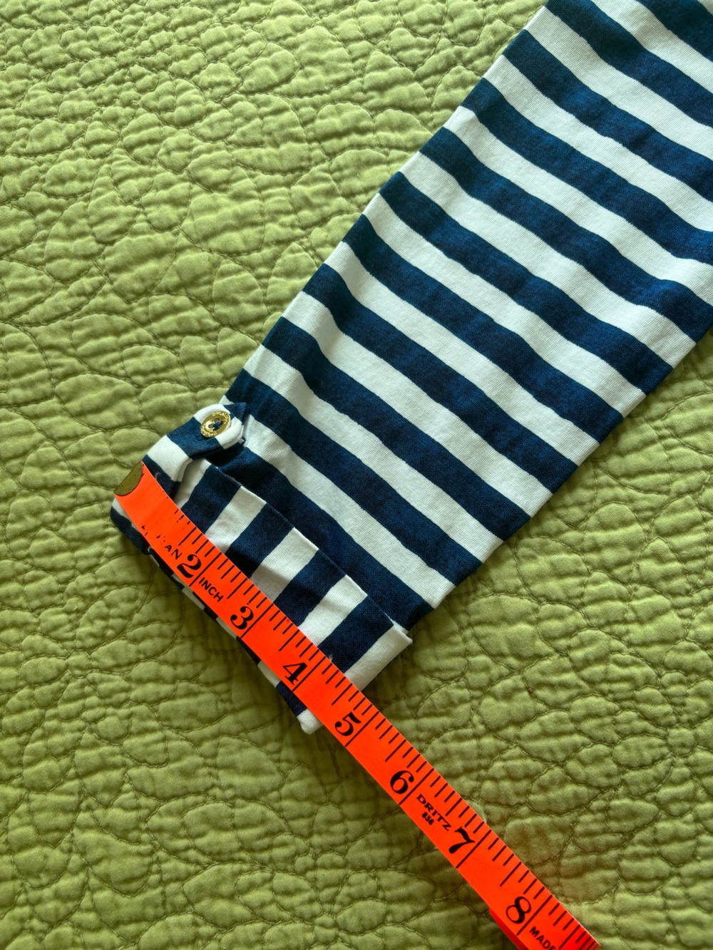 Lily Pulitzer Casual Dress Blue & White Stripe 3/4 Sleeve S - Picture 11 of 11